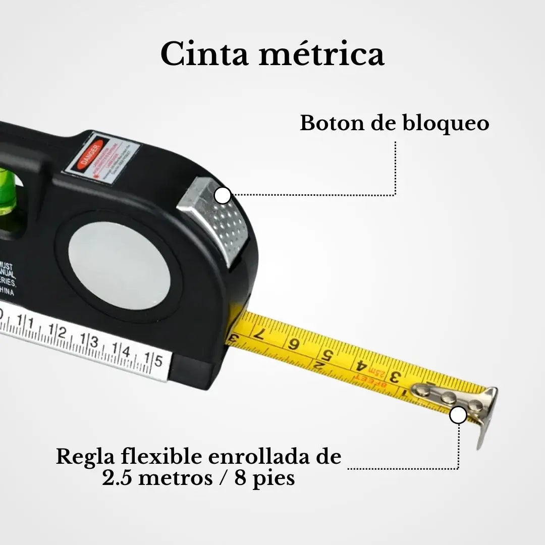MultiLevel Pro - Nivel Láser 4 en 1 Multifuncional
