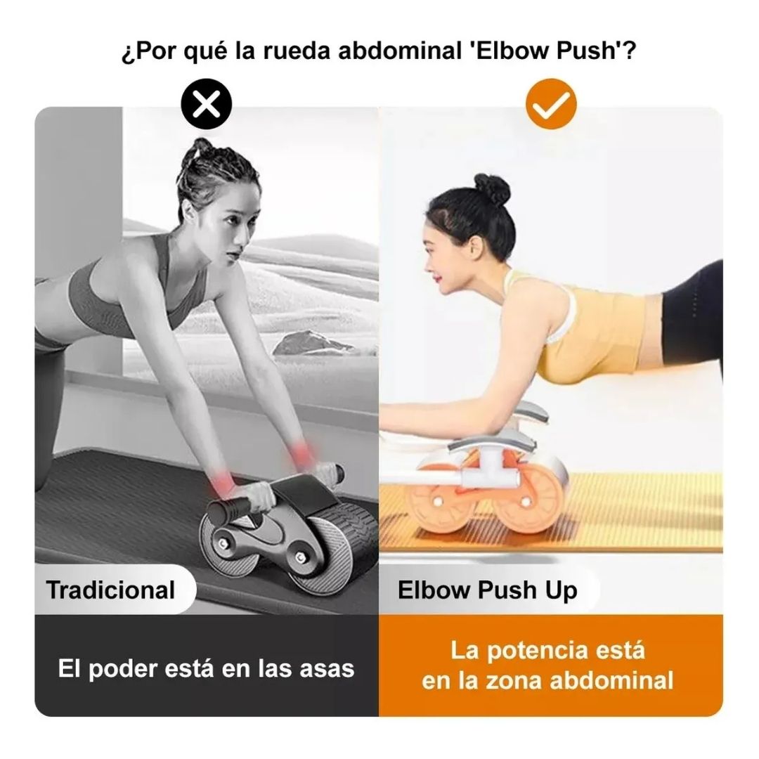AbSmart Pro Roller - Rueda Abdominal con Rebote Automatico